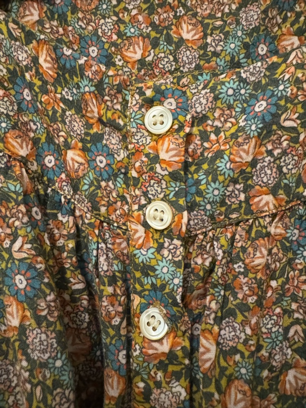 Doen Eliza floral jumpsuit XS yellow laurel canyon rose - Picture 7 of 12